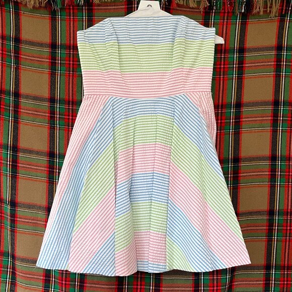 Vineyard Vines Kentucky Derby Seersucker Size 10 - Picture 1 of 4